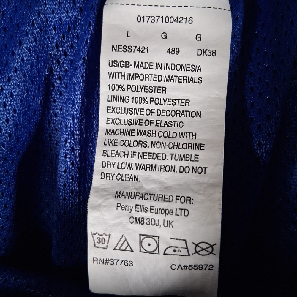Nike Volley Swim Shorts Men Size Large X 8.5 Blue Drawstring Pockets Mesh Lined - Picture 7 of 7